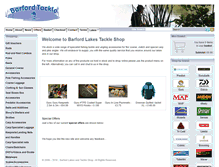 Tablet Screenshot of barfordtackle.com